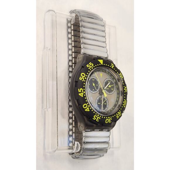 Swatch watch WATERPOWER SBM100 1994 Aquachrono New Old Stock - Picture 5 of 10